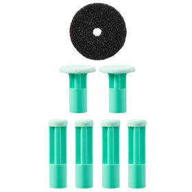 PMD Beauty front packaging showing six green replacement discs and a filter, reliable supply