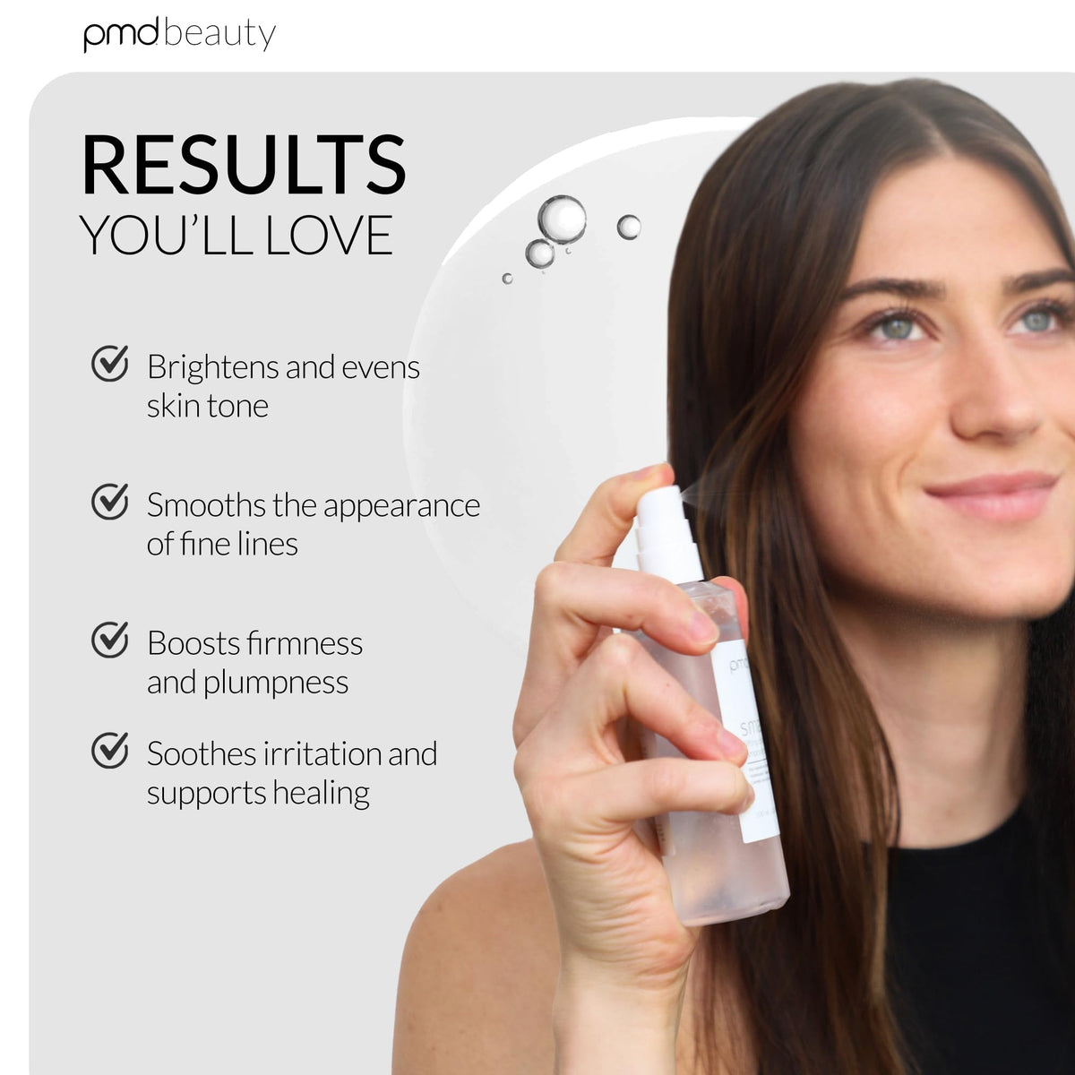 PMD Beauty on vanity with skincare tools suggesting daily routine benefit