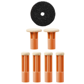 PMD front packaging showing discs and filter for easy replacement