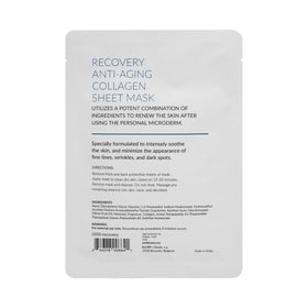 PMD close-up of serum essence soaked on mask for deep hydration