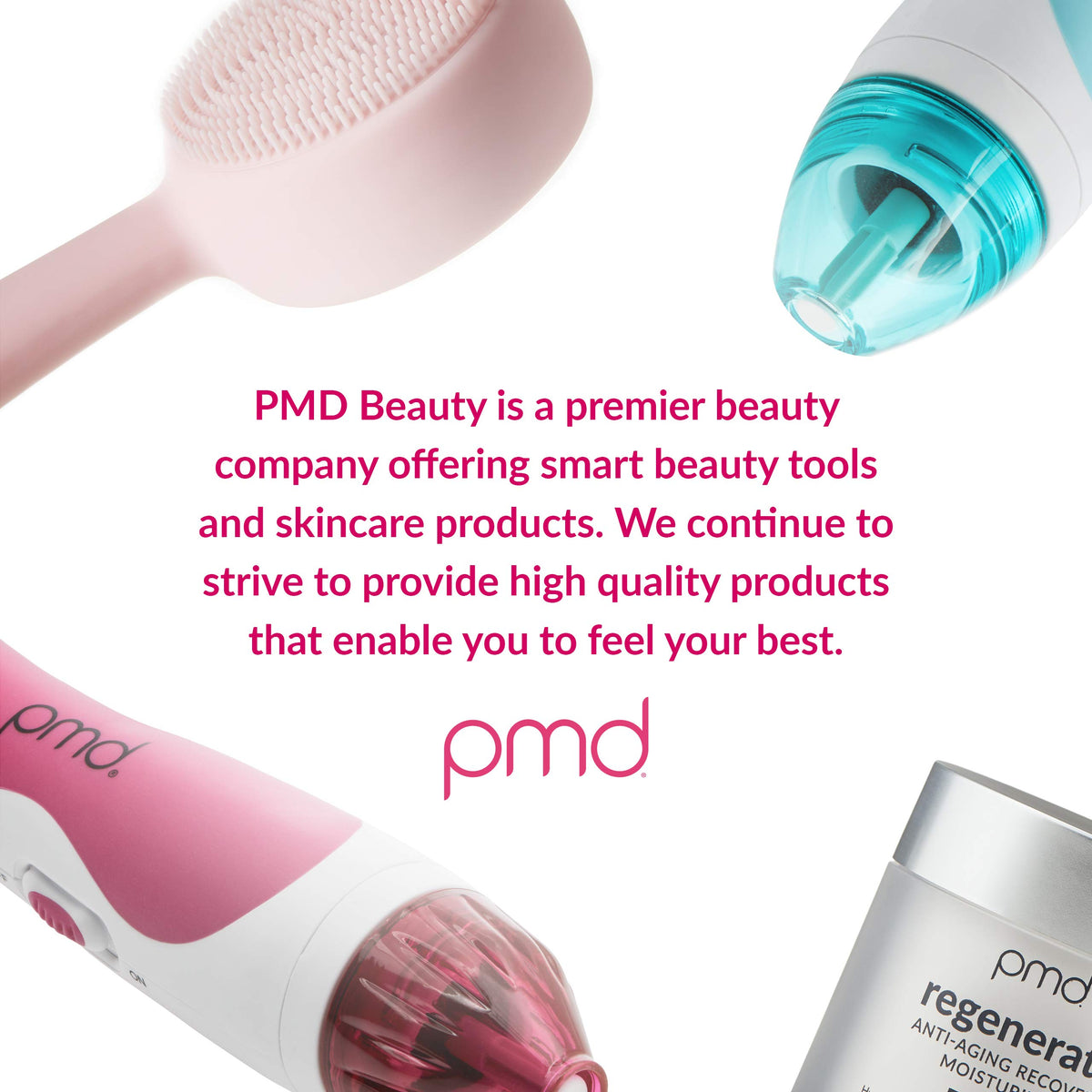 PMD ingredients label showing key actives for calming and anti-aging