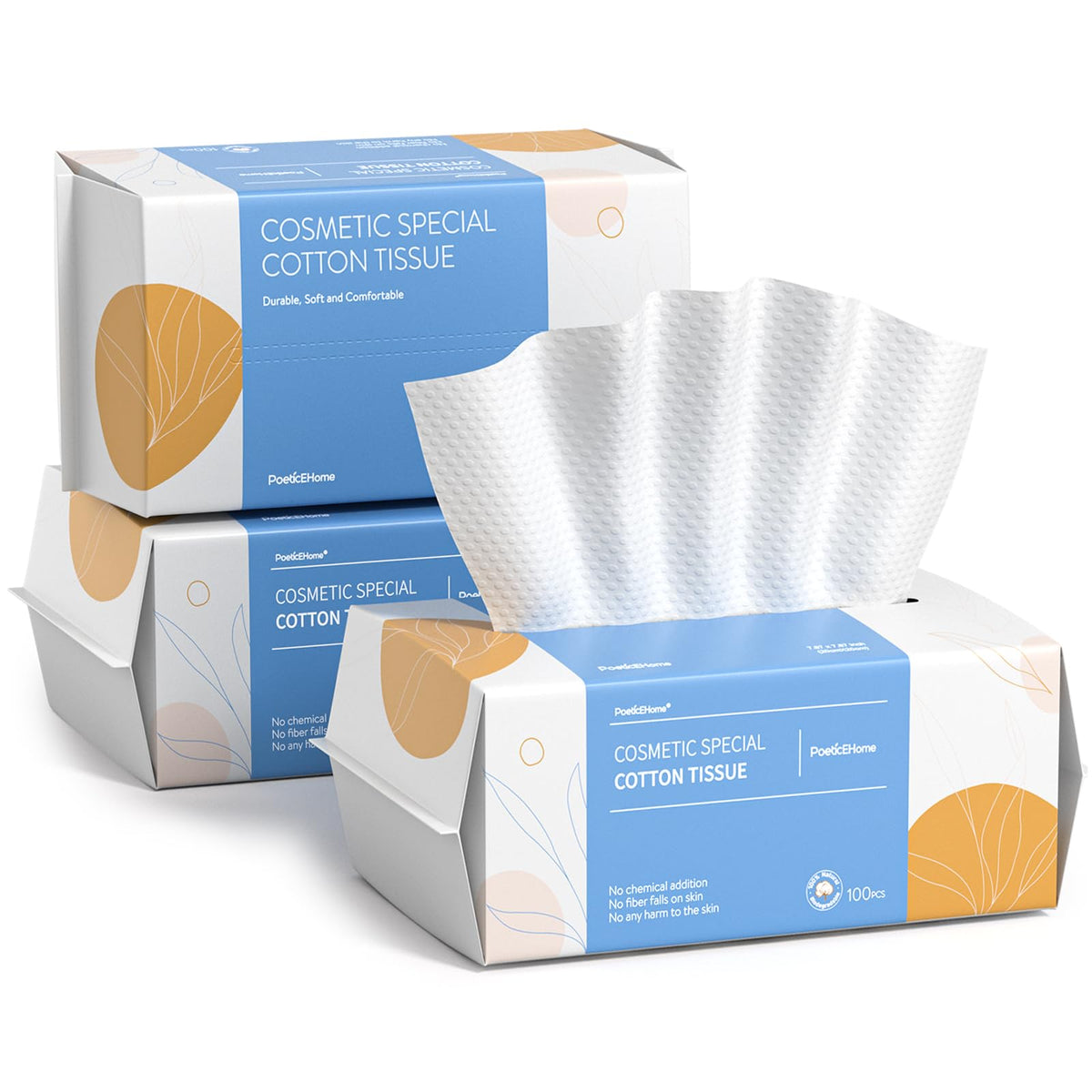 PoeticEHome front packaging showing three boxes and count for quick restocking