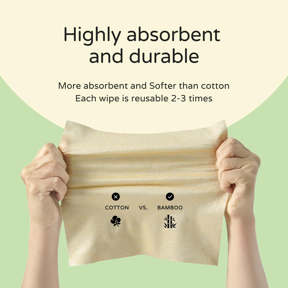 PoeticEHome wipe removing makeup showing effective, smooth cleaning benefit