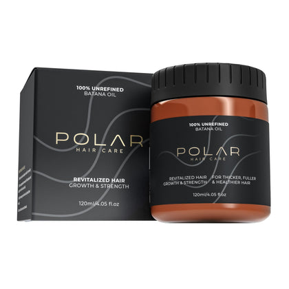 Polar Hair front packaging showing bottle and branding for easy identification