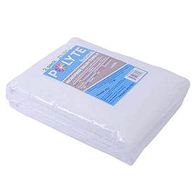 POLYTE towel displayed in bathroom setting conveying quick-dry convenience