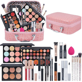 pomcral front packaging showing pink case and secure metal clasps for travel