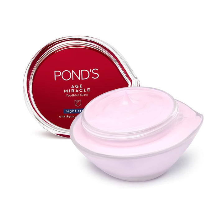 POND'S jar front view showing packaging and anti-aging focus