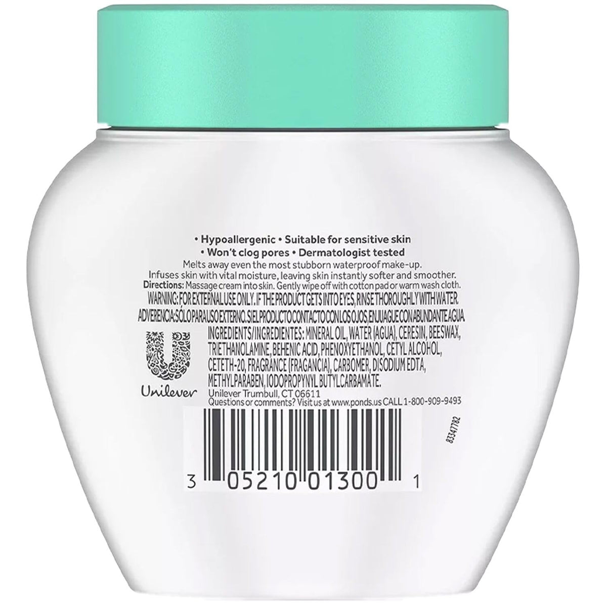 POND'S open jar texture revealing creamy balm for gentle makeup removal