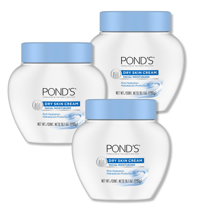 POND’S jar front view showing label and nourishing benefits