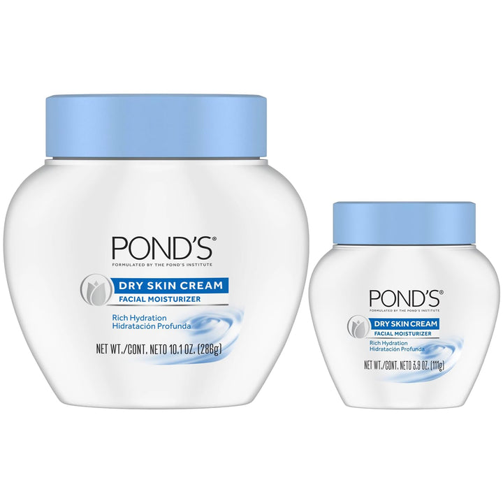 POND'S front packaging showing brand and large jar, promotes lasting hydration