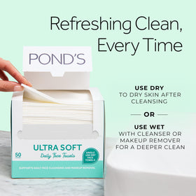 POND'S label and ingredient panel detailing product composition
