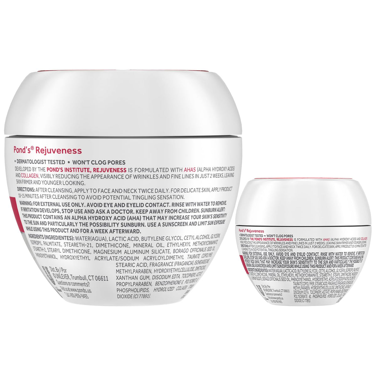 POND'S mini jar travel size shown for convenience and portability