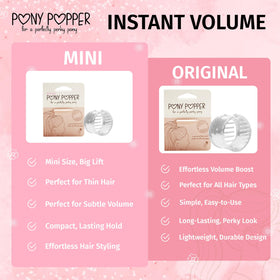 Pony Popper next to coin showing compact size for easy storage benefit