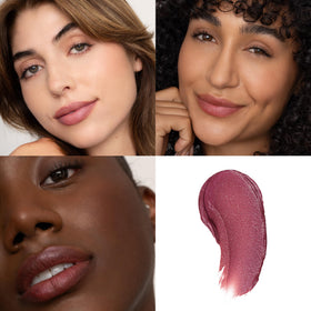 Poppy & Pout Lola texture close-up revealing creamy beeswax sheen