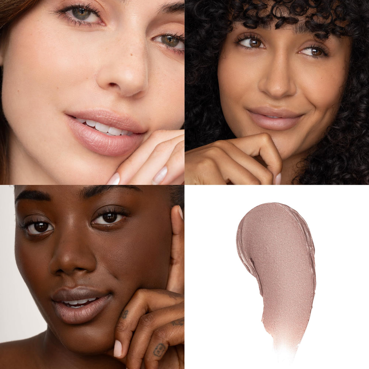 Poppy & Pout texture close-up showing smooth balm finish and moisturize benefit