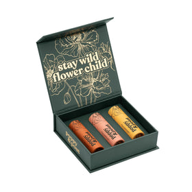 Poppy & Pout opened tube showing smooth balm surface for easy application