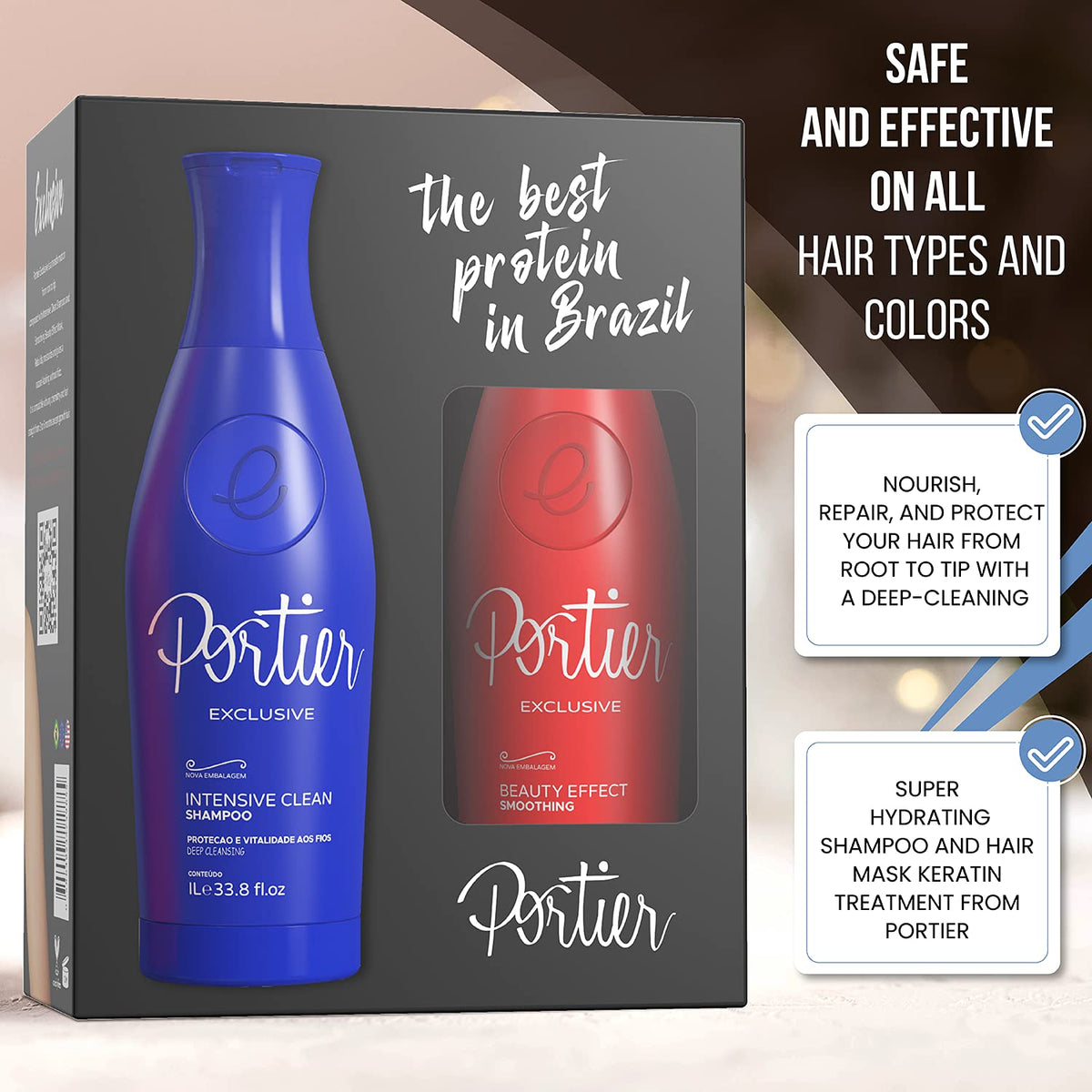 Portier progressive brush application demonstrating controlled smoothing