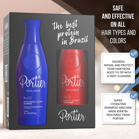 Portier progressive brush application demonstrating controlled smoothing