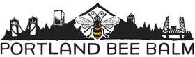 Portland Bee Balm label and certifications showing cruelty-free and plastic-negative