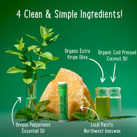 Portland Bee Balm texture close-up highlighting smooth beeswax and moisturizing feel