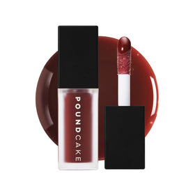 POUND CAKE front packaging showing tube and logo, highlights sleek benefit