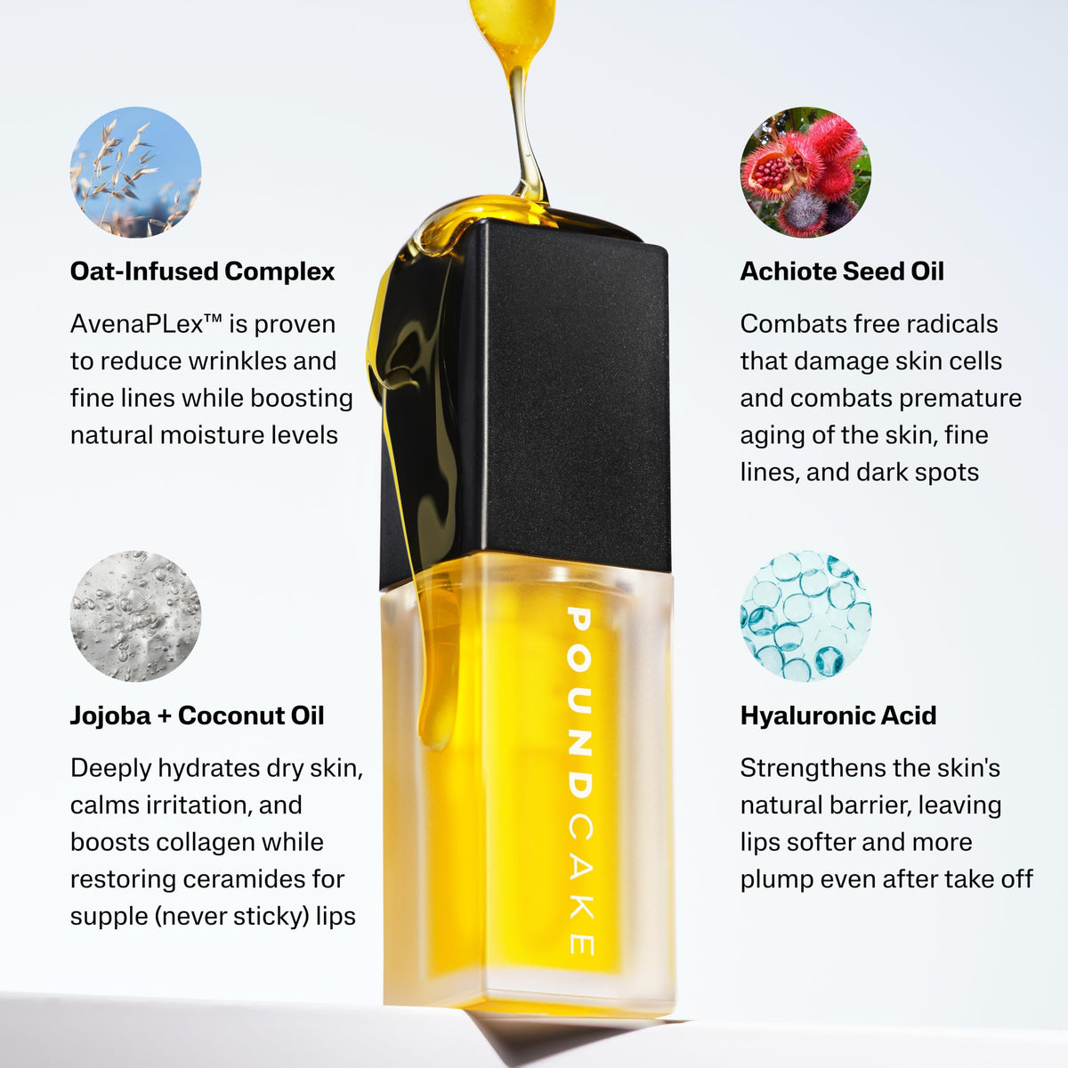 POUND CAKE lab-made-in-france shot of bench and bottles, communicates quality formulation