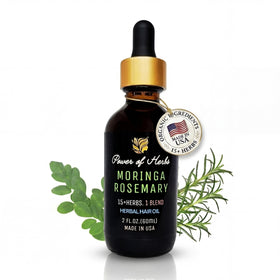 Power of Herbs front bottle showing label and benefits