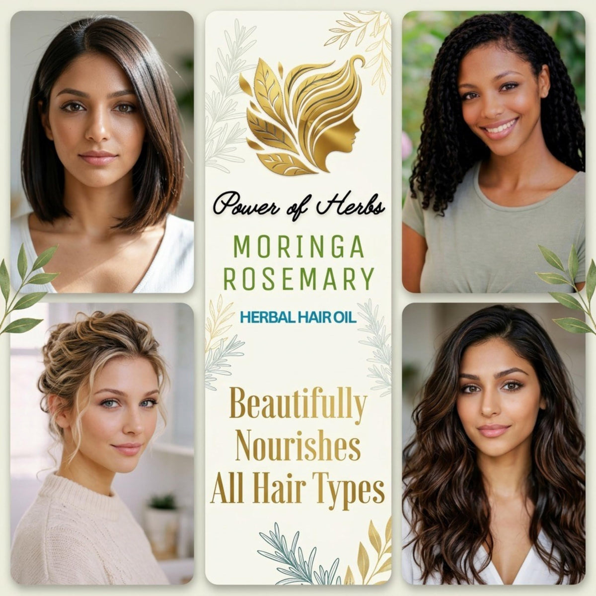 Power of Herbs oil close-up highlighting lightweight clarity