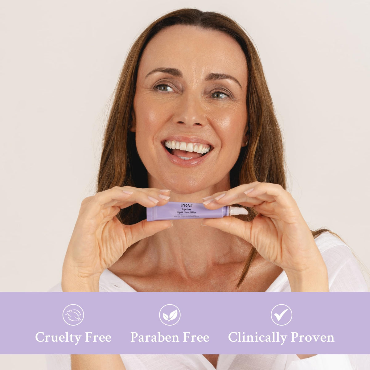 PRAI applied to lip lines demonstrating smoothing and reduced feathering benefit