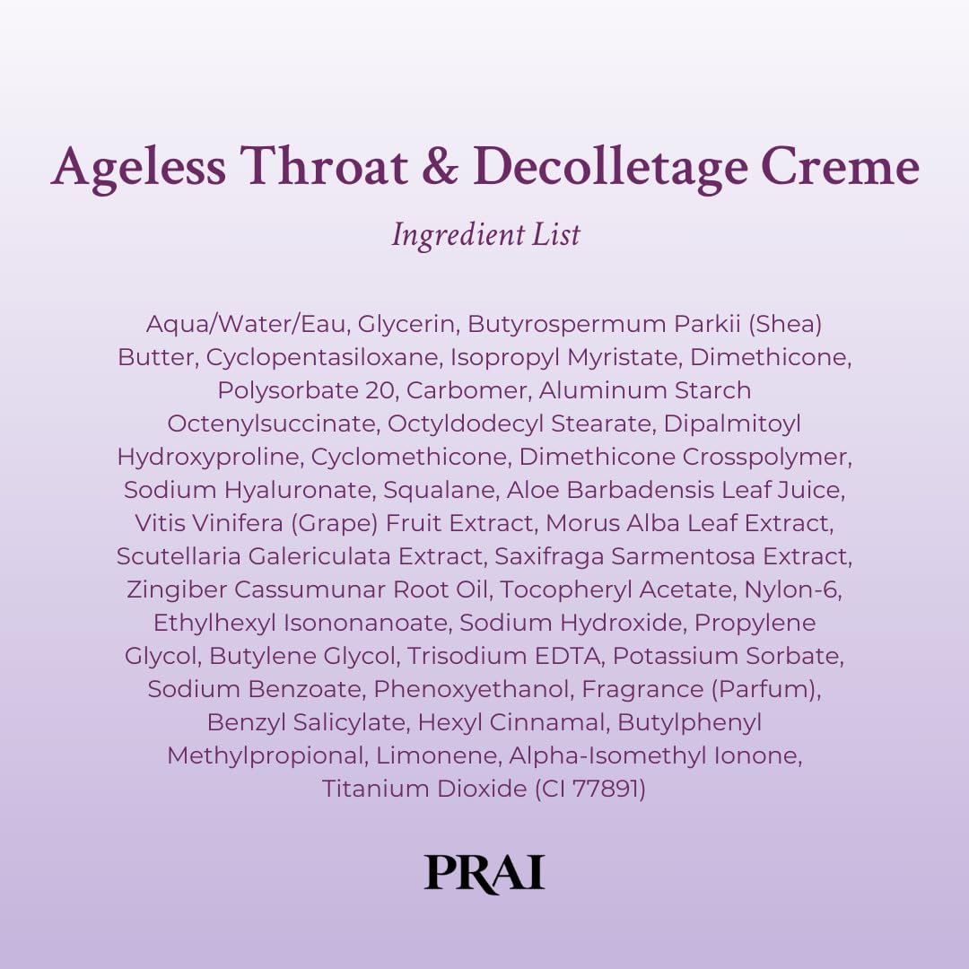 PRAI cream absorbed into skin closeup showing non-greasy finish and hydration benefit
