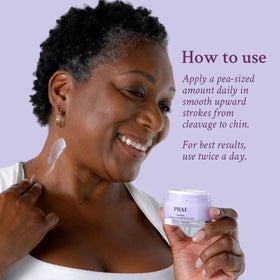 PRAI jar next to hand demonstrating compact size and easy portability benefit