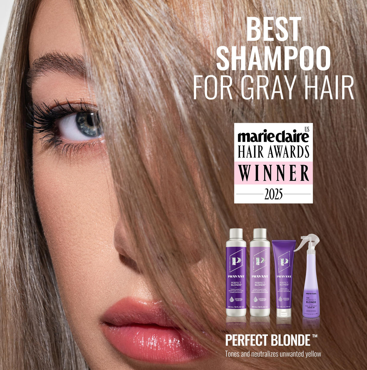 Pravana back label close-up highlighting ingredients and benefits