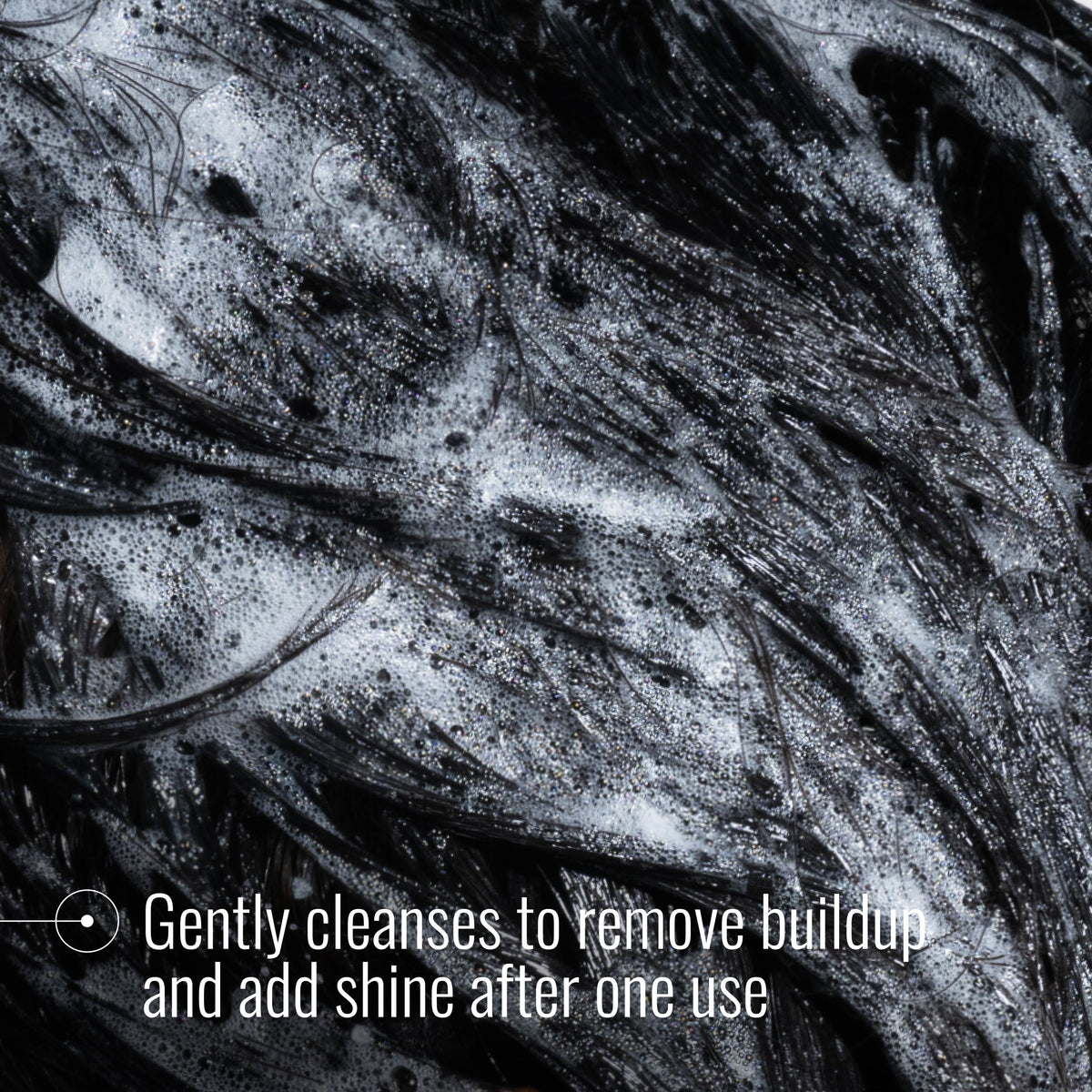 Pravana shampoo texture close-up demonstrating creamy lather and gentle cleanse