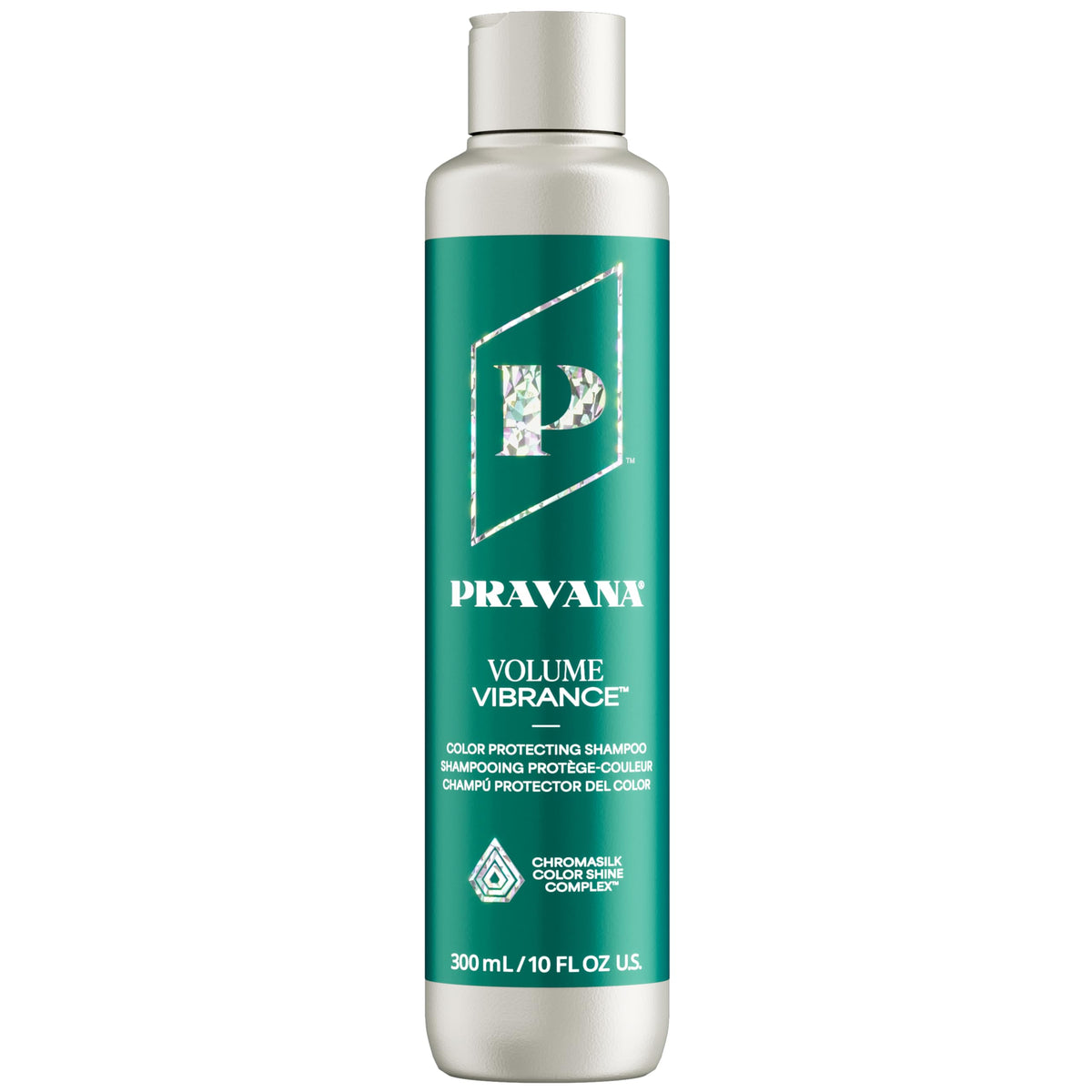 PRAVANA front bottle showing Volume Vibrance packaging and benefit