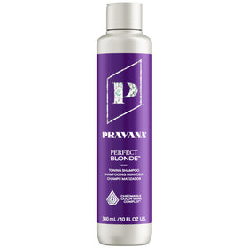 Pravana front bottle showing label and purple toning benefit