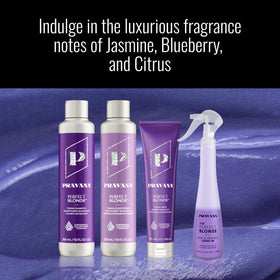 Pravana label close-up displaying usage and color-safe formulation benefit
