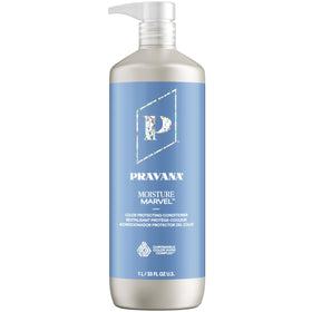 PRAVANA front packaging of Moisture Marvel conditioner showing label and size