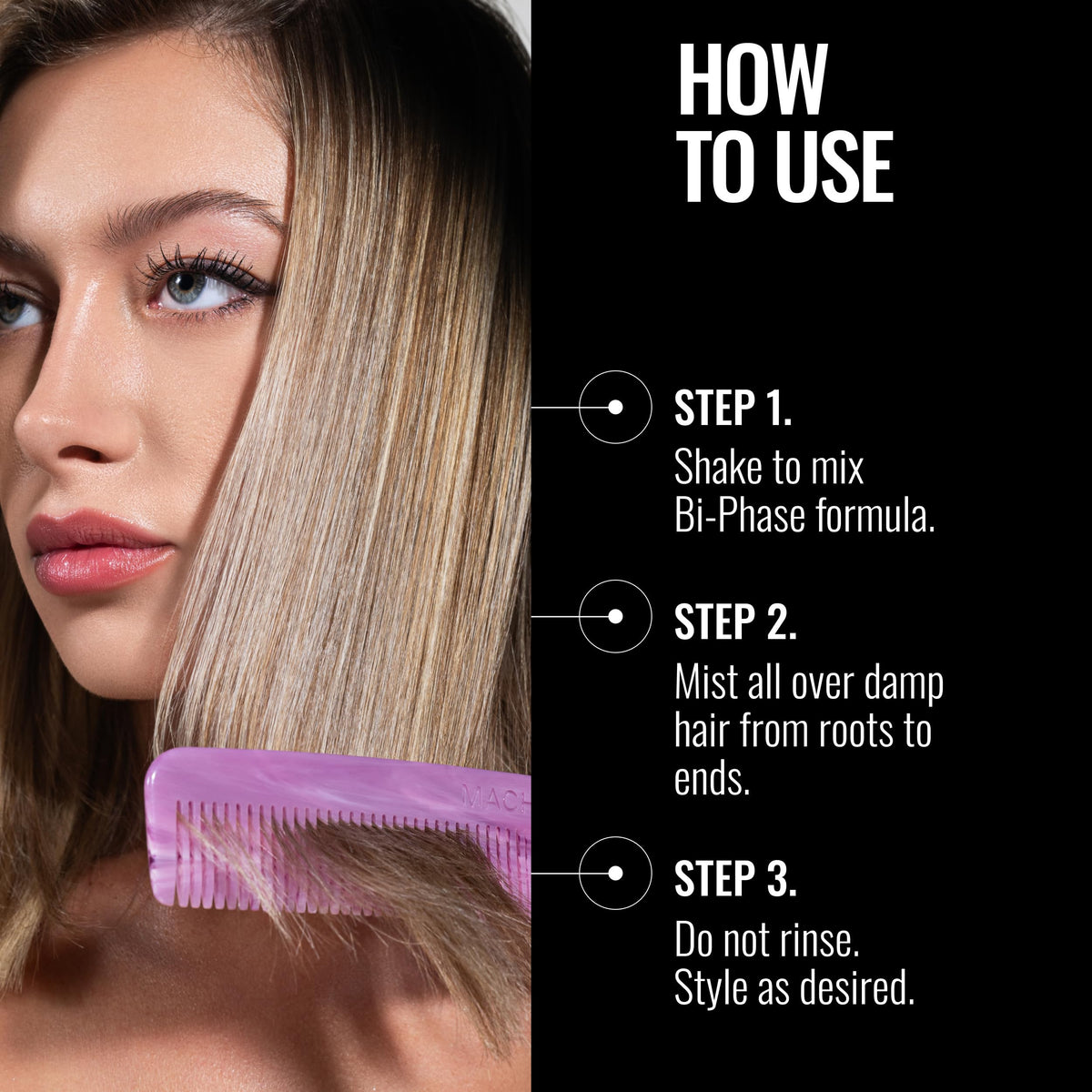 PRAVANA before and after highlights comparison illustrating reduced brassiness