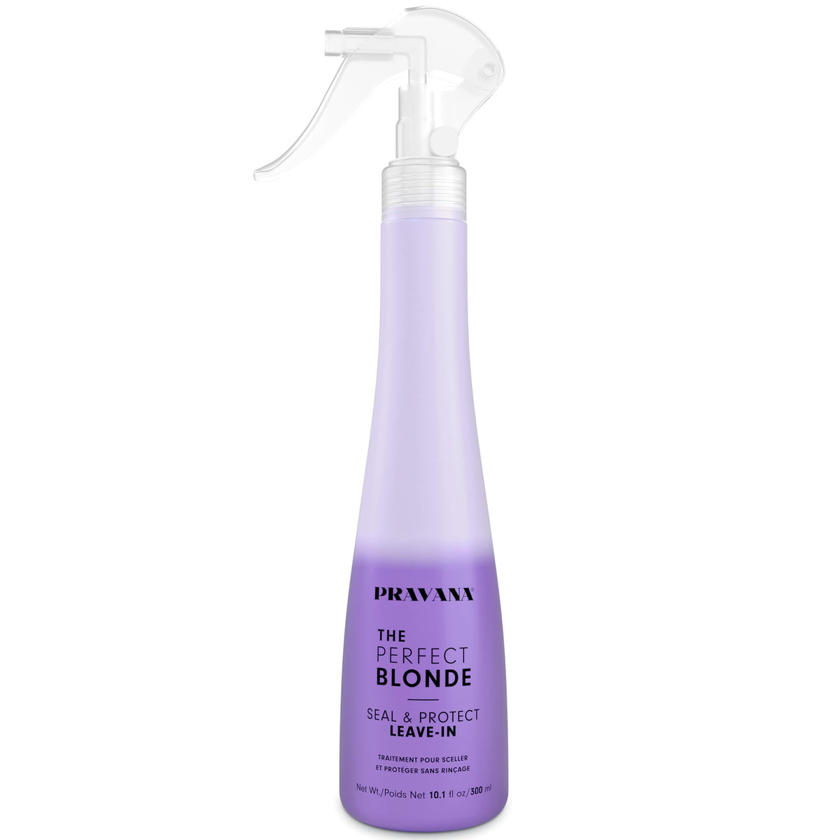 PRAVANA bottle front view showing product branding and size benefit
