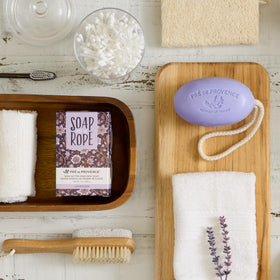 Pre de Provence label and ingredient panel showing shea butter and French origin benefits