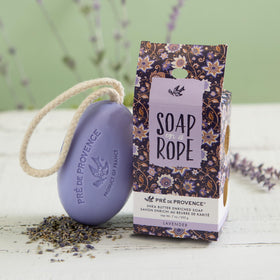 Pre de Provence lather in hand demonstrating rich foam and gentle cleansing