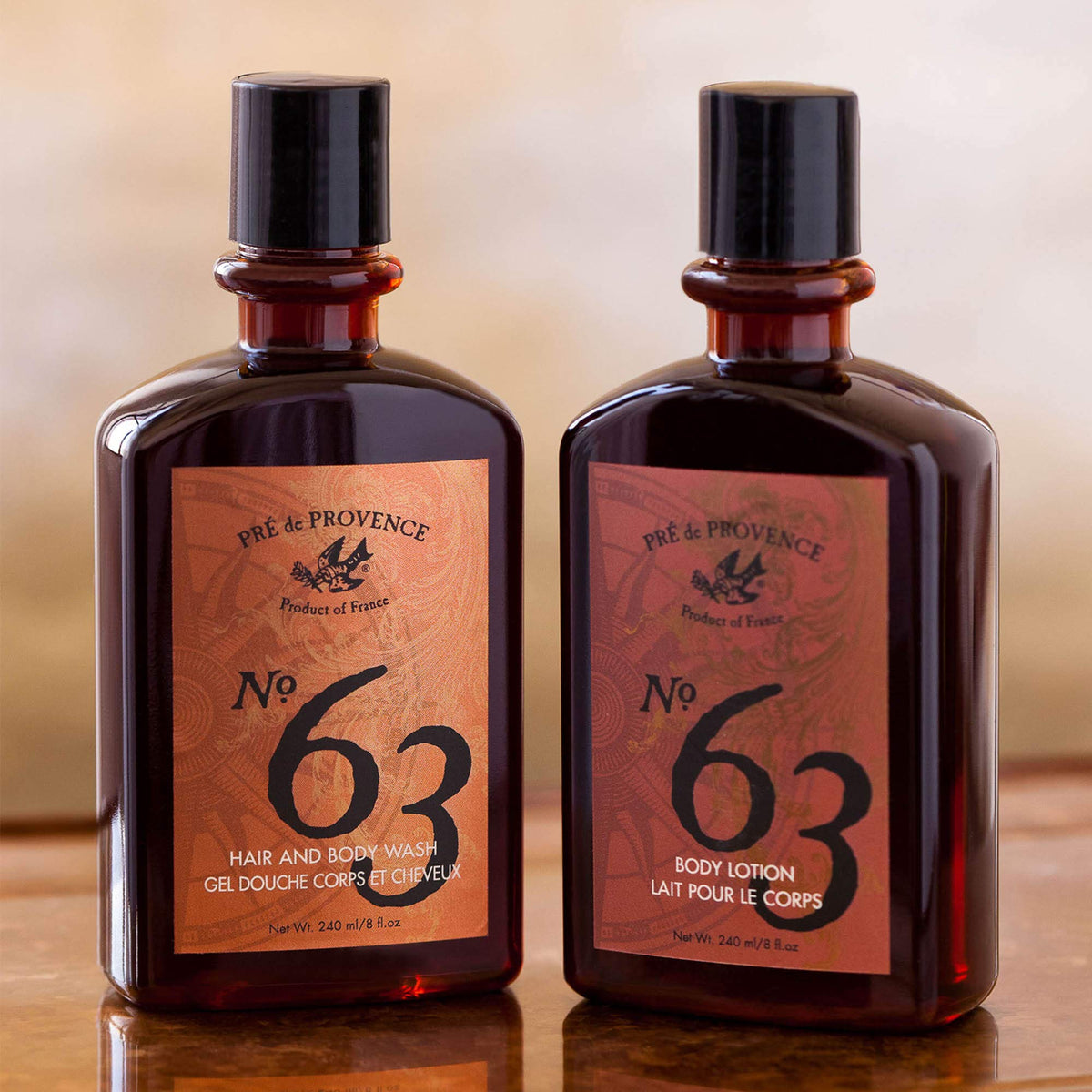 Pre de Provence bottle held in hand showing size and travel-friendly convenience benefit