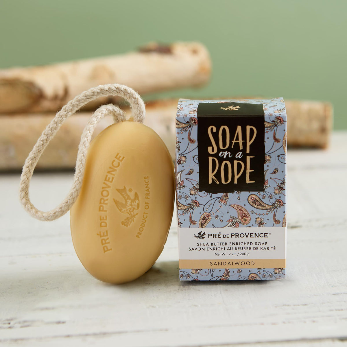 Pre de Provence rich foam lather demonstrating moisturizing cleanse