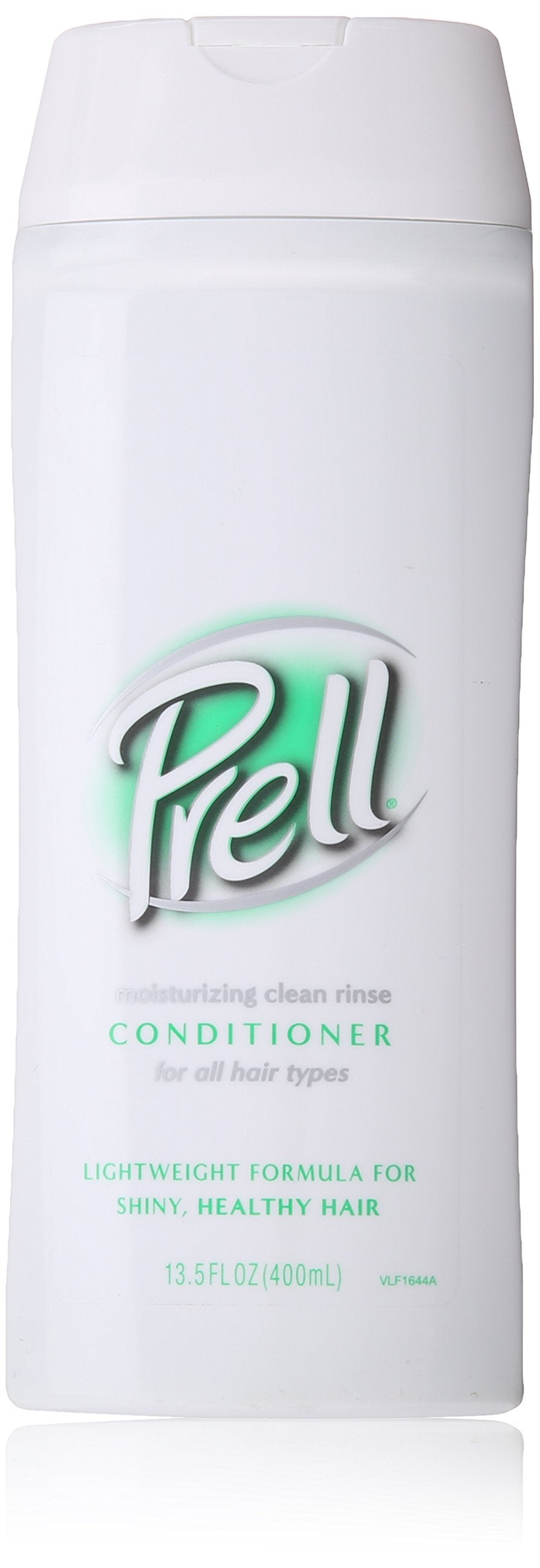 prell moisturizing clean rinse conditioner front packaging showing three 13.5 fl oz bottles, convenient value pack
