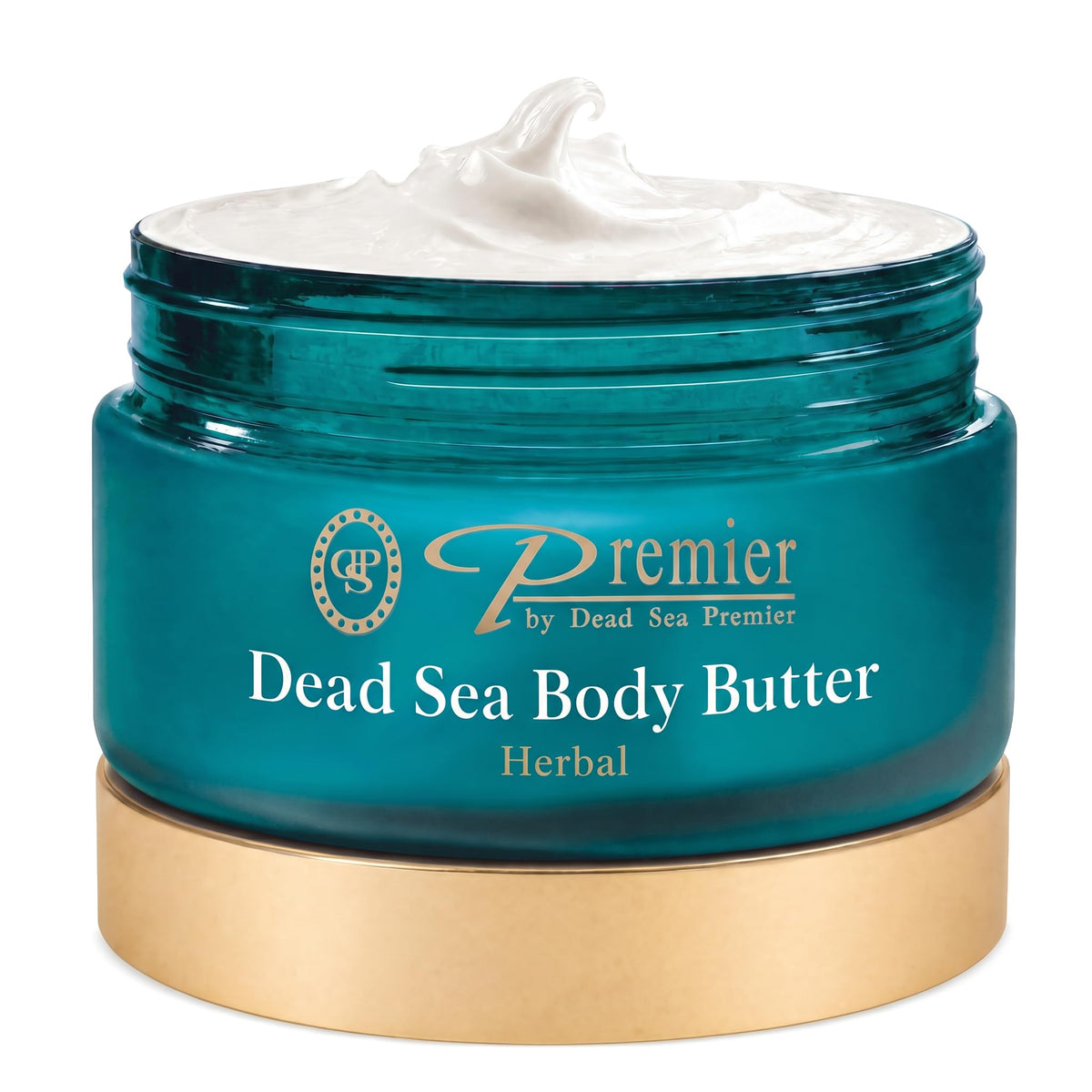 Premier jar front view showing branding and size, conveys nourishing benefits