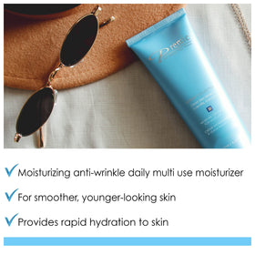 Premier cream texture in open jar highlighting smooth, lightweight finish