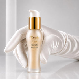 Premier lifestyle on bathroom counter suggesting daily skincare routine