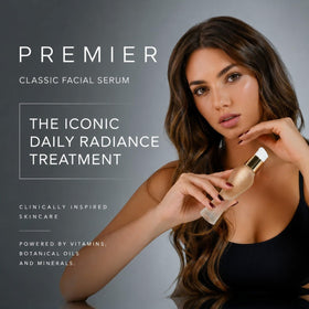 Premier detailed ingredient label showing key actives like vitamin C