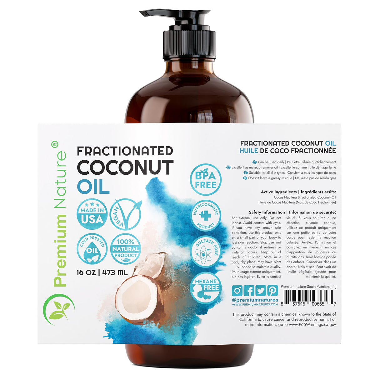 Premium Nature on bathroom shelf styled for daily routine and clean, natural lifestyle appeal
