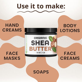 Premium Nature shea butter melting on hand demonstrating fast absorption
